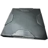 Plafond Tek en quart et en triangle