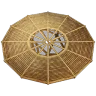 Piattaforma in legno sulla scogliera