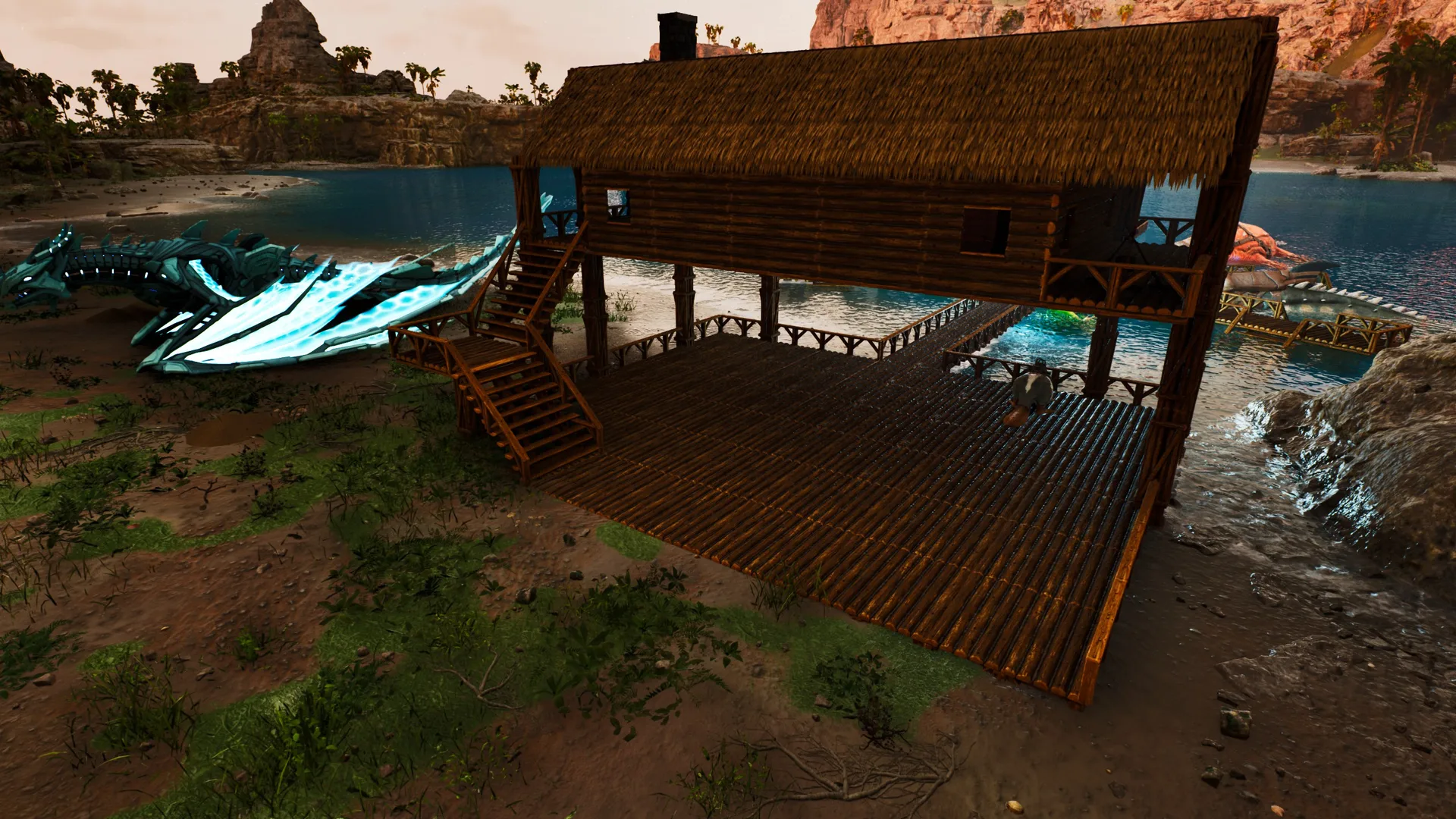 basic stater base with water dock