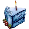 Rebanada de pastel de cría