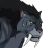 Costume da Smilodonte "ARK: La serie animata" (Pacchetto Aaa Saber)