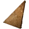 Parete inclinata in adobe
