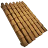 Techo de adobe, rampa y escaleras