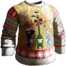 Maglione Canti natalizi orribile