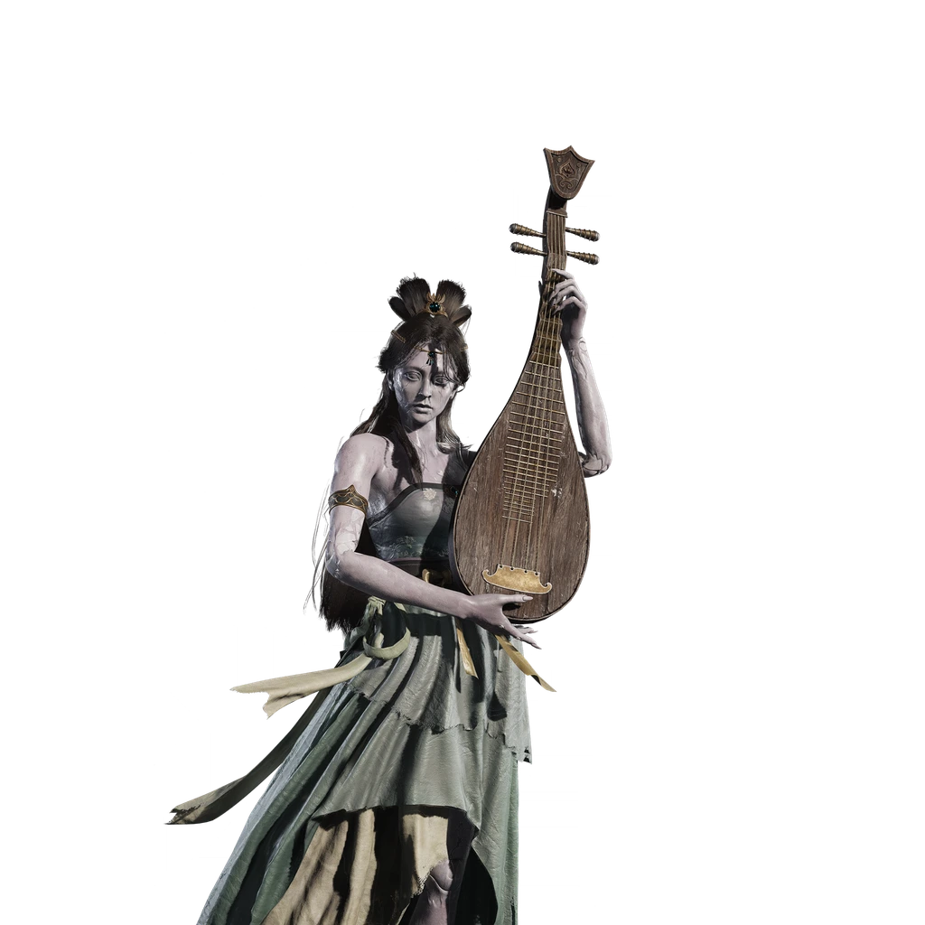 Yuzan, No. 3 Musician Puppet