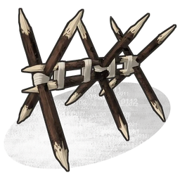 Holzbarrikade