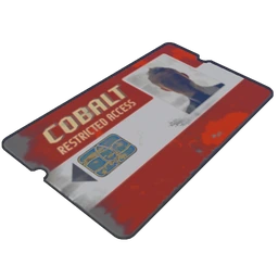 Tarjeta de acceso roja