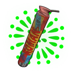 Green Roman Candle