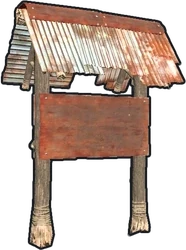 Two Sided Town Sign Post
