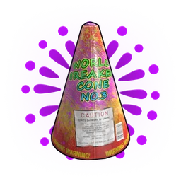 Violet Volcano Firework