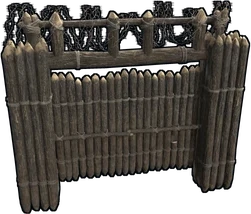Cổng Thành Bằng Gỗ (High External Wooden Gate)
