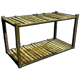 Half Height Bamboo Shelves