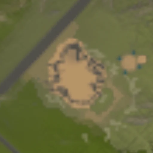 廃れたスーパーマーケット