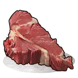 Raw Wolf Meat