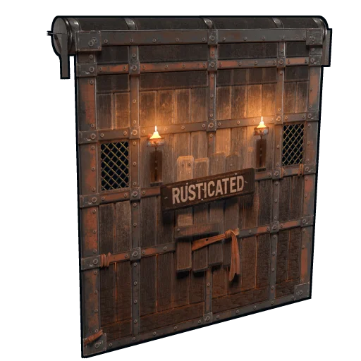 Rusticated Garage Door