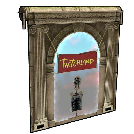 TwitchLand Garage Door