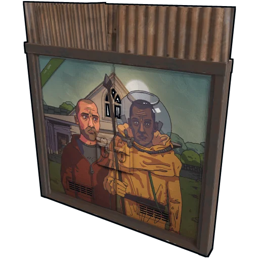 Oldschool Double Metal Door
