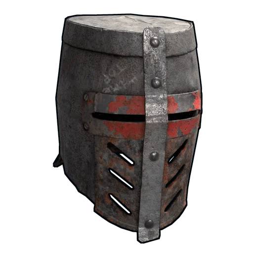 Knights armour helmet