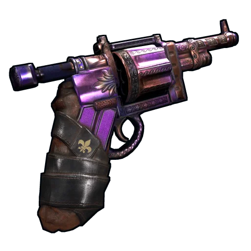 Ornate Tempered Revolver