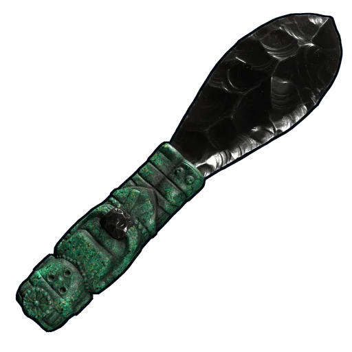 Obsidian Bone Knife