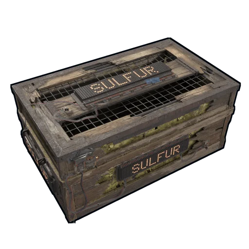 Sulfur Storage Box