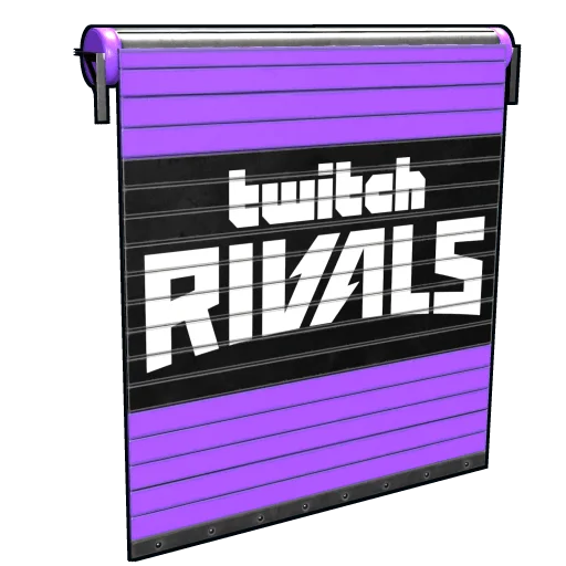 Twitch Rivals Garage Door