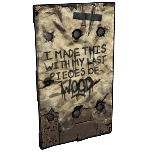 CNDBLOOD Wooden Door
