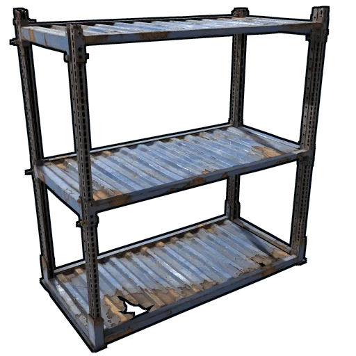 Salvaged Industrial Shelves