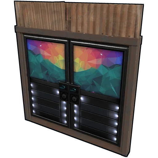 Rustoria Sheet Metal Double Door